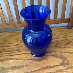 Cobalt Blue Glass Vase